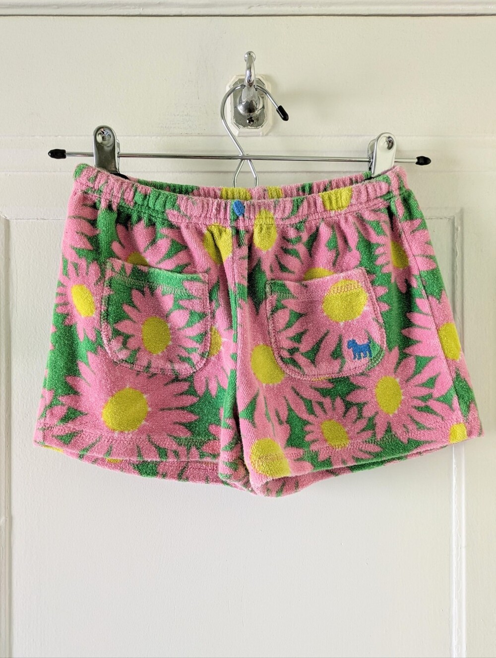 Mini Boden Floral Towelling Shorts